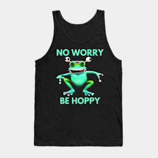 Frog No Worry Be Hoppy Tank Top